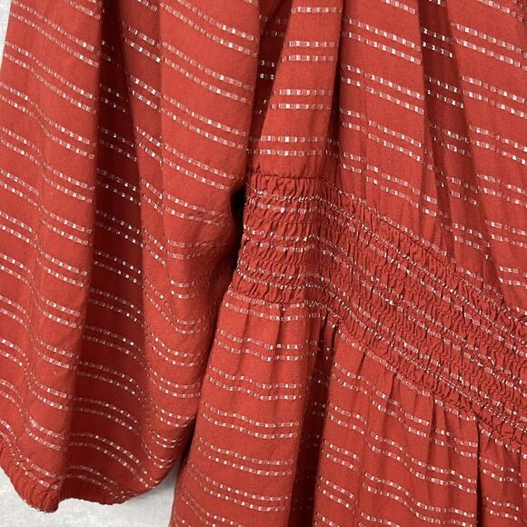 Lane Bryant Blouse Top Women's Size 22/24‎ Off-the-Shoulders Elastic Neckline - Picture 11 of 12